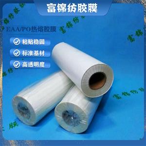 TPU熱熔膠膜服裝面料熱熔膜羽絨服門(mén)襟袋蓋加厚粘合